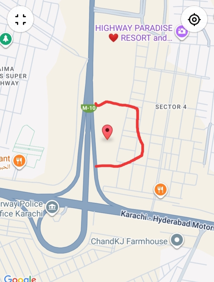 Two Acares Commercial plot  available for sale in Scheme 33 With boundary wall  