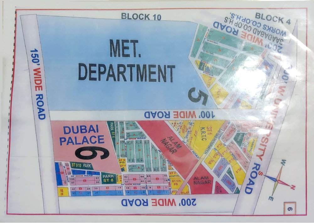 Block 6 Gulstan-e-Jahar Residential plots available 240,400 & 600 yards